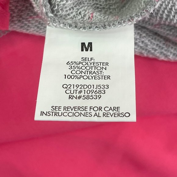 Hoodie Junior's Shirt Layered Look Rhinestone Heart by Speechless Medium - Picture 7 of 9